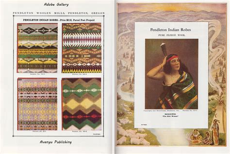 Pendleton Woolen Mills catalog blankets - Adobe Gallery, Santa Fe