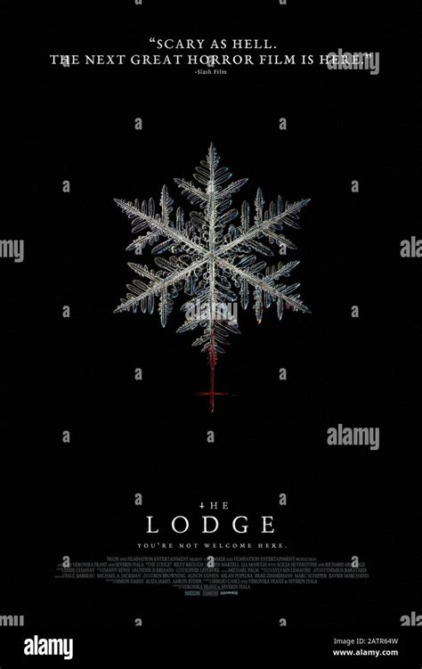 THE LODGE, US advance poster, 2019. © Neon / courtesy Everett ...