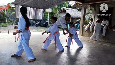 Orange belt kata practice/sukogi/karate Kyokushin - YouTube