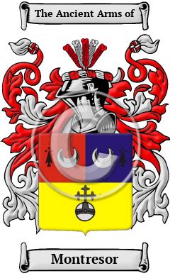 Montresor Name Meaning, Family History, Family Crest & Coats of Arms