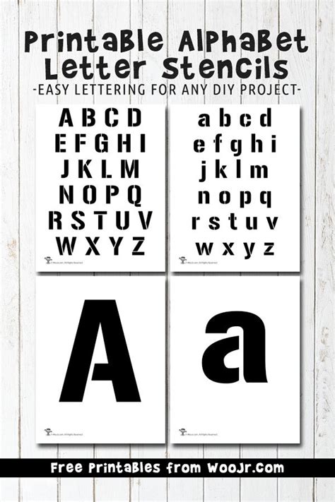 Free Printable Alphabet Stencil Patterns - PRINTABLE TEMPLATES