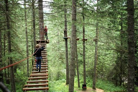 This Oregon Adventure Park Has A Thrilling Aerial Obstacle Course