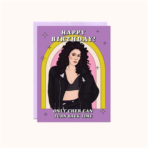 Cher Birthday Card – Modern Legend, LLC.