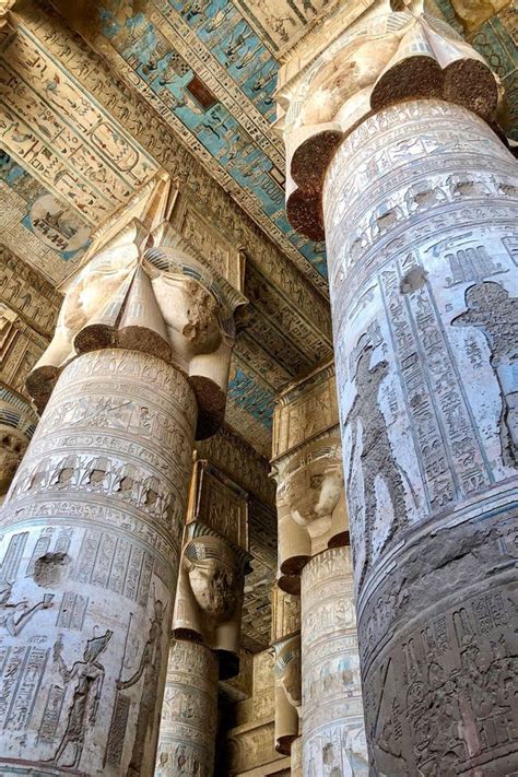 Dendera Temple - Trips In Egypt Egyptian Temple, Egyptian Art, Ancient ...