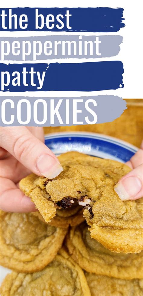 the best peppermint patty cookies are made with only 3 ingredients and ...