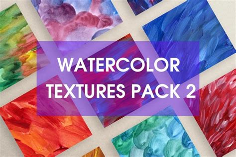 Watercolor Textures Pack 2