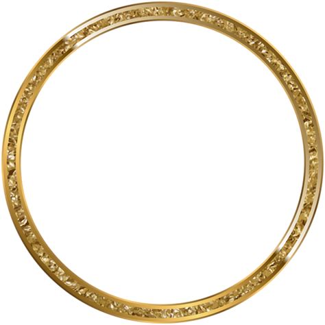 Round Border Frame Gold Transparent PNG Clip Art | Gold design background, Gold, Gas mask art