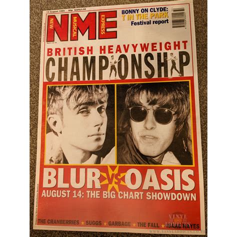 Blur vs Oasis - NME - A3 Poster - Vinyl Addicts