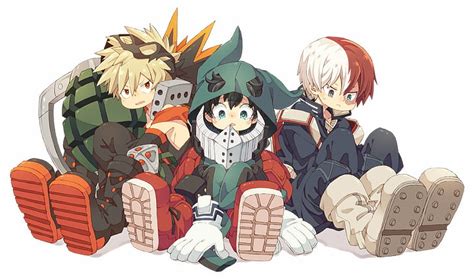 HD wallpaper: Boku no Hero Academia, anime, anime boys, Deku, Katsuki ...