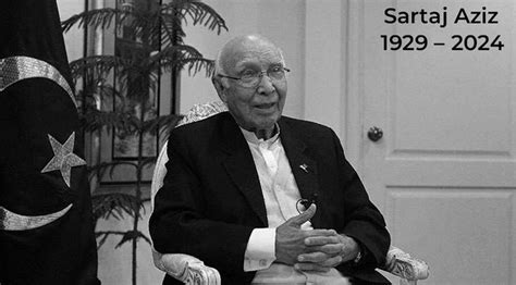 Sartaj Aziz - Former Finance Minister - passes away - editor times