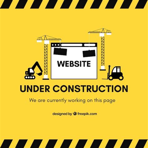 Site Under Construction Html Free Template - Printable Templates