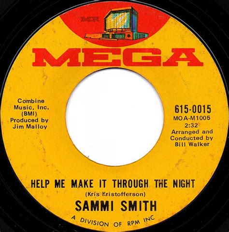 Sammi Smith - Help Me Make It Through The Night (1971, Terre Haute Pressing, Vinyl) | Discogs