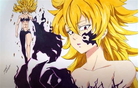 How to draw Derieri From Nanatsu No Taizai | Anime drawings for beginners, Seven deadly sins ...