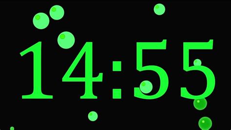 15 Minute Countdown Timer, without Music| Learn the Color Green| Colors ...