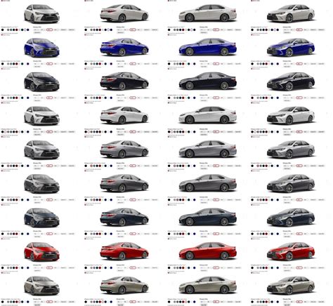 2015 Toyota Camry XSE Colors 34