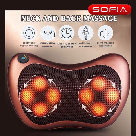 (BR) Sofia Multifunctional Electric Massage Pillow Neck Massager ...