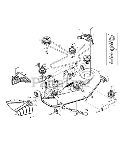 Snapper SZ 2454 (2691422-00) (17ADCACW007) - Snapper 54" Zero-Turn Mower, 24hp 54" Deck Group ...