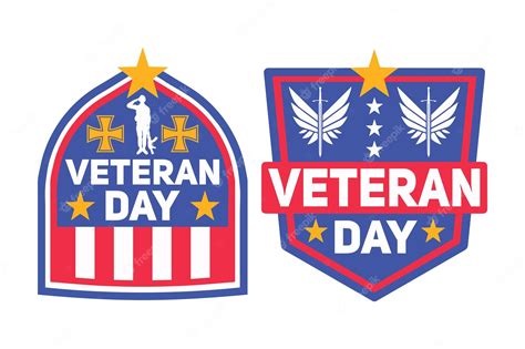 Premium Vector | Veteran day logo 32