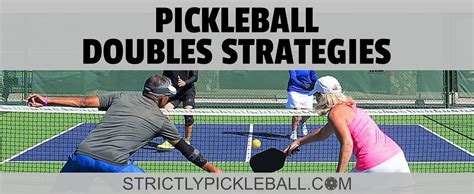 Doubles Strategies Pickleball - Improve your Game! - STRICTLY PICKLEBALL