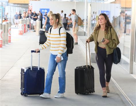 CANDACE CAMERON BURE Arrives at LAX Airport in Los Angeles 08/14/2023 ...