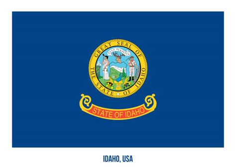 Best Idaho State Flag Illustrations, Royalty-Free Vector Graphics ...