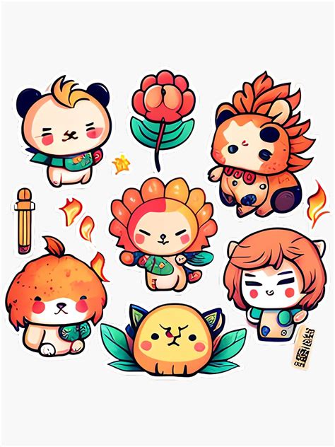 "Cute Chinese New Year Stickers 2023, cute chibi lion stickers for ...