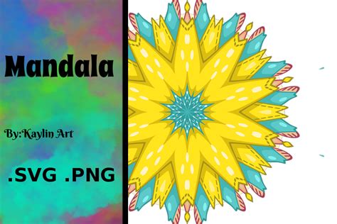 Mandala Pattern Rainbow Geometric Colors Graphic by Green Cow Land · Creative Fabrica