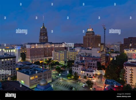 San Antonio Skyline Stock Photo - Alamy