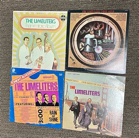 4 album Lot - THE LIMELITERS - vintage vinyl record albums ...