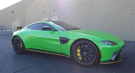 This Kermit Green Aston Martin Vantage Might Be The Best Way To Make A Splash | Carscoops