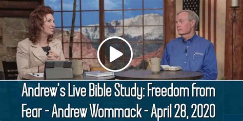 Andrew Wommack - April 28, 2020 - Andrew's Live Bible Study: Freedom from Fear