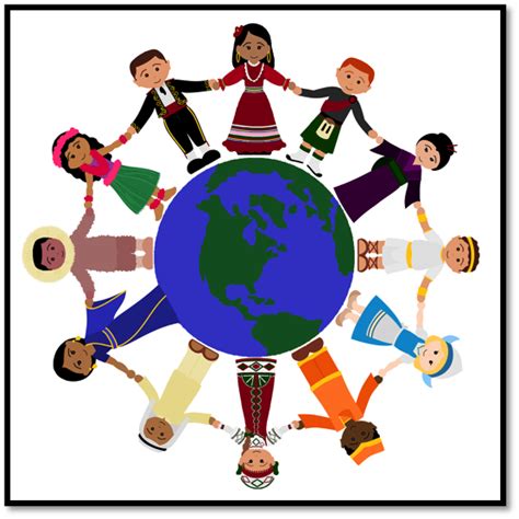 PAGE 2 - MULTICULTURAL: FRIENDSHIP GLOBE ART + BORDER GRAPHICS for ...