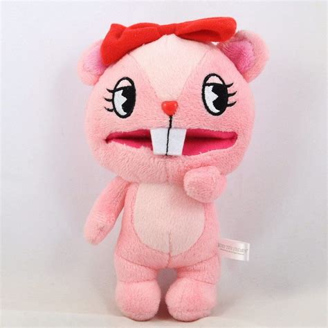 Happy Tree Friends Giggles Pink Plush Stuffed Doll Ball Chain 7 17cm ...