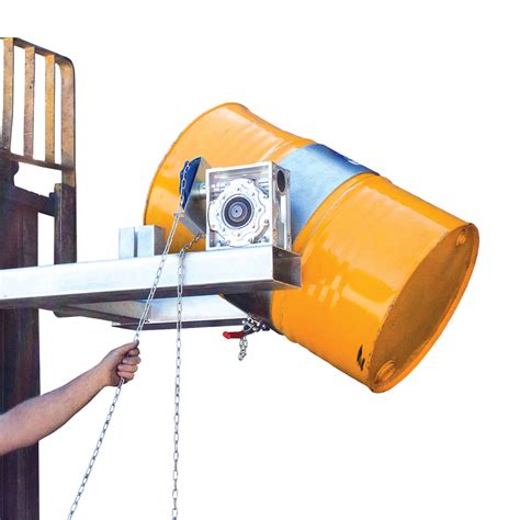 Drum Rotator - Forklift Attachment - Chain Operated