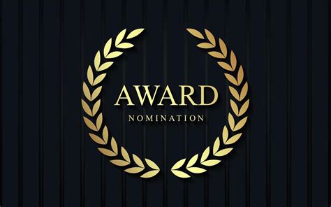 Award nomination luxury design 1215264 Vector Art at Vecteezy