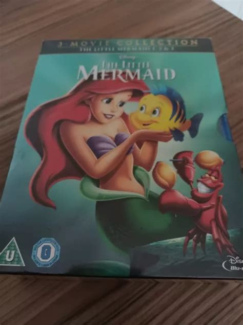 DISNEY - THE Little Mermaid Trilogy (Box Set) (Blu-ray, 2013) NEW ...