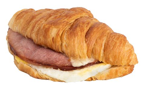 Ham, Swiss, Croissant made with Egg - Aroma Joe's