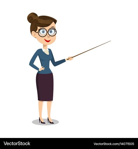 Female Teacher Cartoon Image