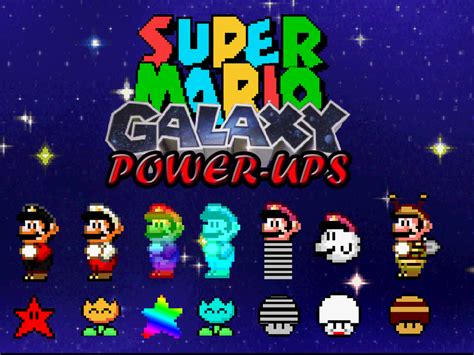 Super Mario Galaxy Power-Ups by jdunning619 on DeviantArt