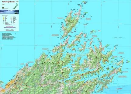 Marlborough Sounds topographic map - NewTopo (NZ) Ltd