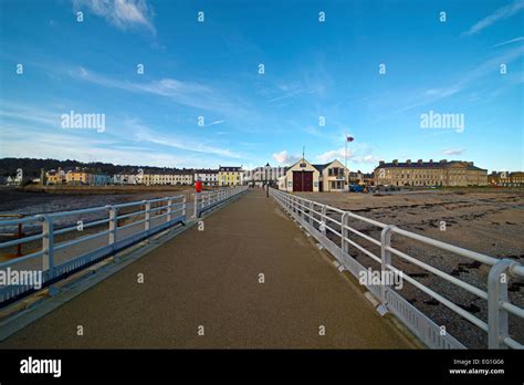 Beaumaris Pier Anglesey North Wales Uk Stock Photo - Alamy