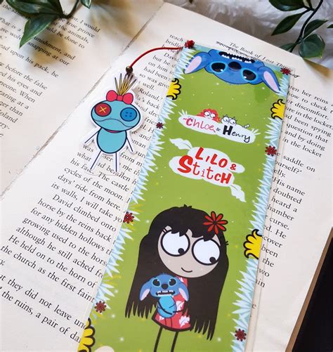 Lilo & Stitch bookmark handmade | Etsy