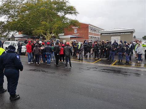 EFF protests at Brackenfell High School following racist allegations