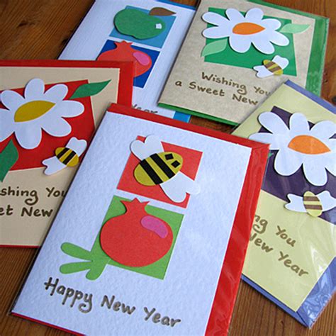 Easy Handmade New Year Cards for Kids Simple Cards kaise bnate h | www ...