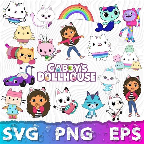 Gabby Dollhouse SVG, Gabbys Dollhouse PNG, Gabbys dollhouse - Inspire ...