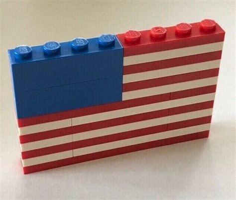 *NEW* LEGO US FLAG from Monthly Mini Lego Build JULY 2009 | eBay