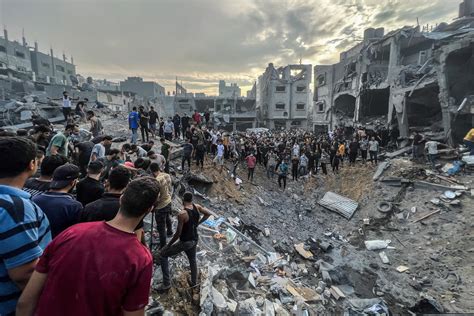 Israeli strikes decimate Gaza's crowded Jabaliya refugee camp - Los Angeles Times