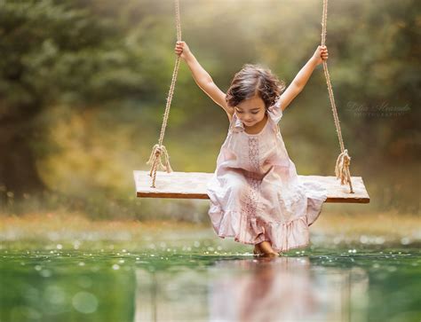 Happiness is... | Children photography, Swing, Kids photos