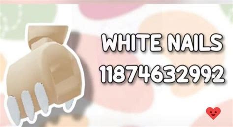 WHITE NAILS BERRY AVENUE | White nails, Roblox, Short nails