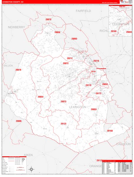 Lexington County Sc Zip Code Map - Gabbey Christalle